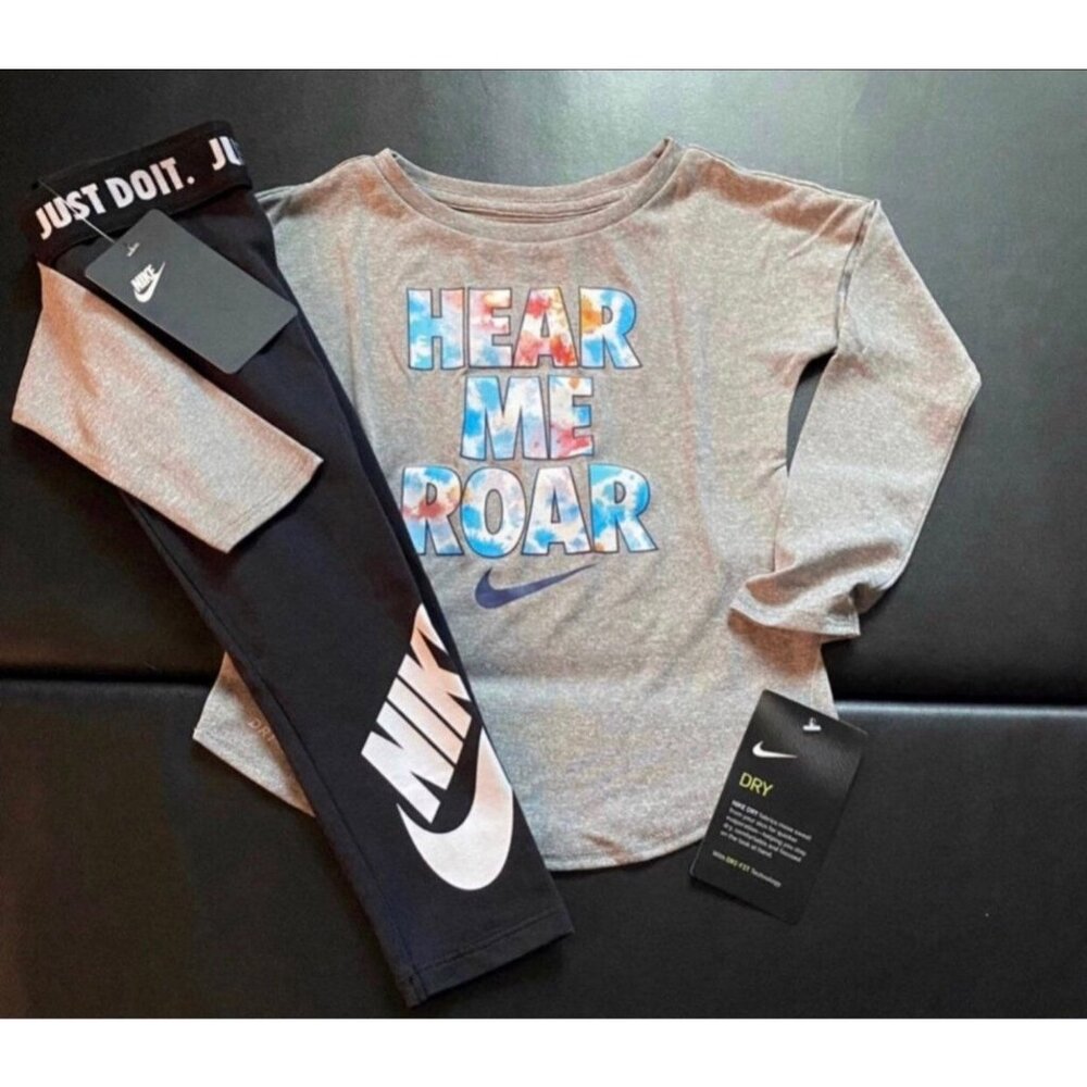 NWT Nike Leggings & Tunic Set Girls Size 3T
